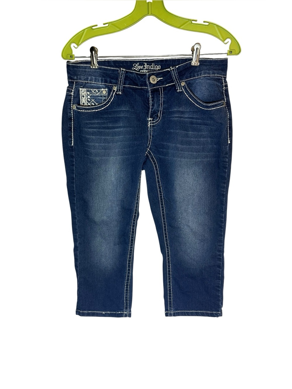 Love Indigo Premium Denim women's jean capris size 4P